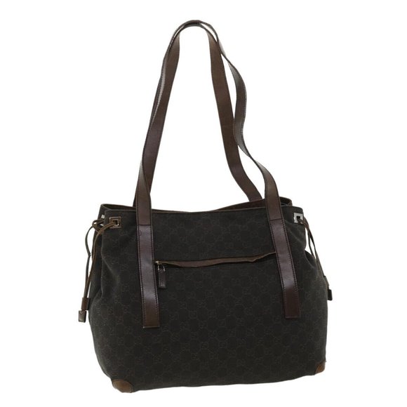 GUCCI GG Canvas Tote Bag Brown 30501/203419 Auth - Picture 1 of 16